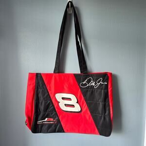 Dale Earnhardt Jr #8 Nascar Jr Nation Nylon Tote Carry Bag w/Straps 17"x12"